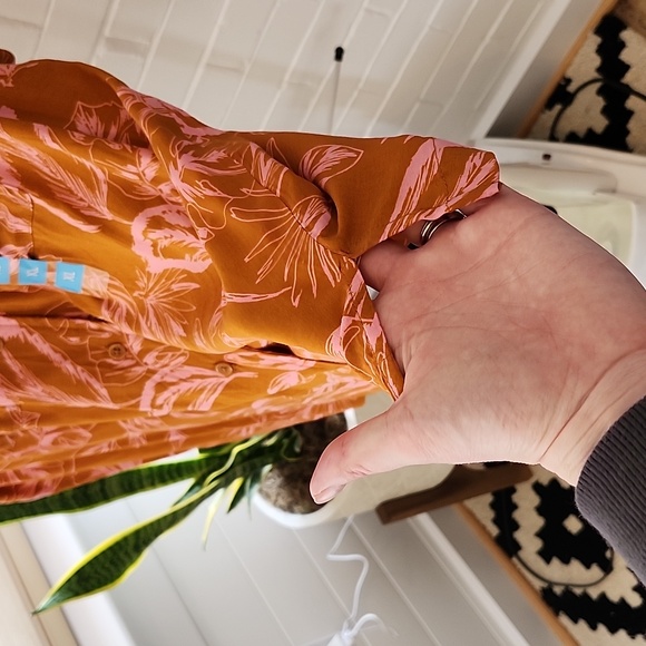 Jessica simpson floral shirt womens xl - Picture 6 of 7